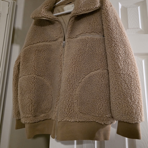 Wilfred Beige Sherpa Jacket - Picture 9 of 11